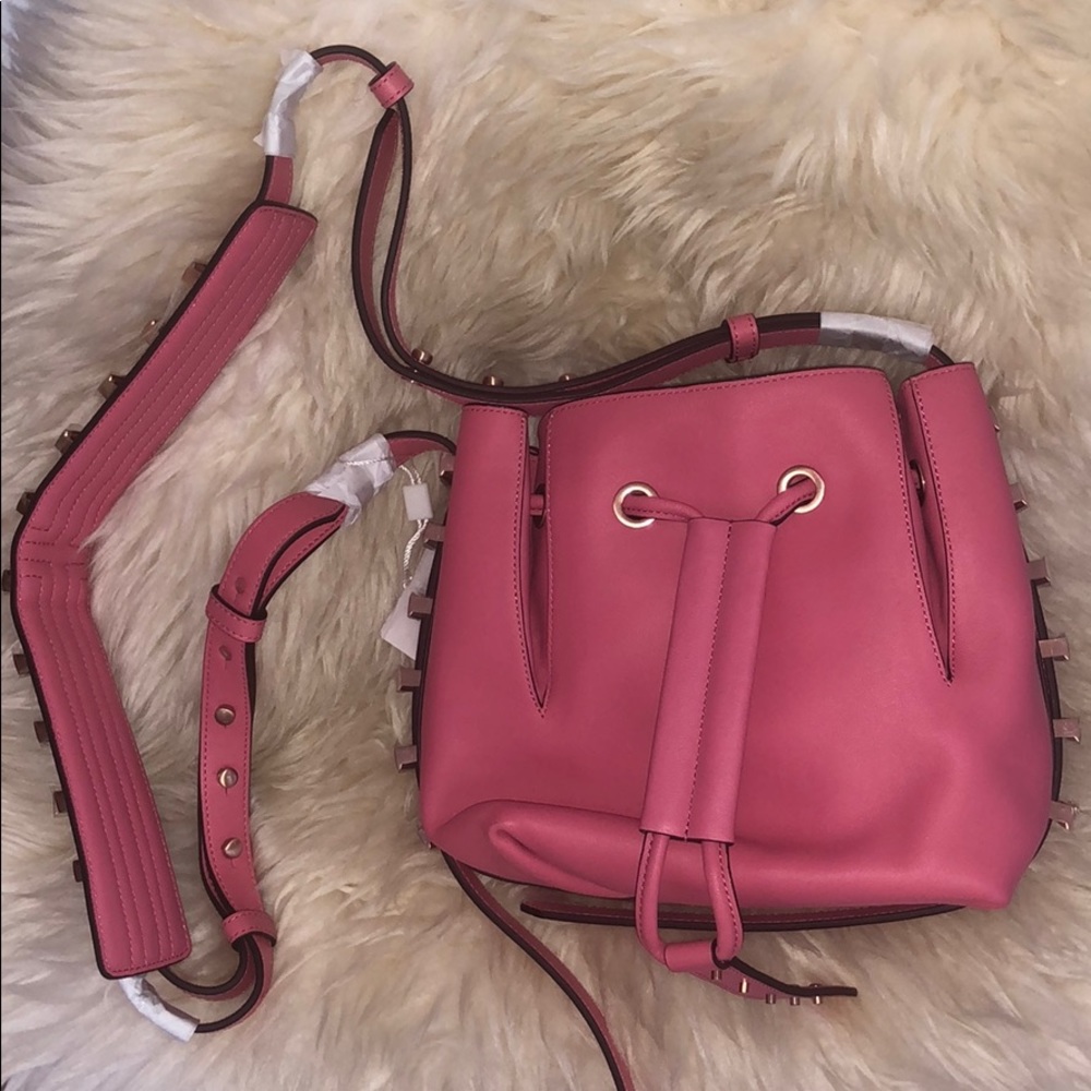NWT LUANA Italy - Genuine Pink Leather Mini Bag